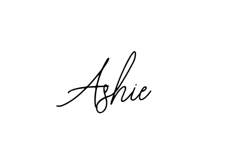 How to make Ashie signature? Bearetta-2O07w is a professional autograph style. Create handwritten signature for Ashie name. Ashie signature style 12 images and pictures png