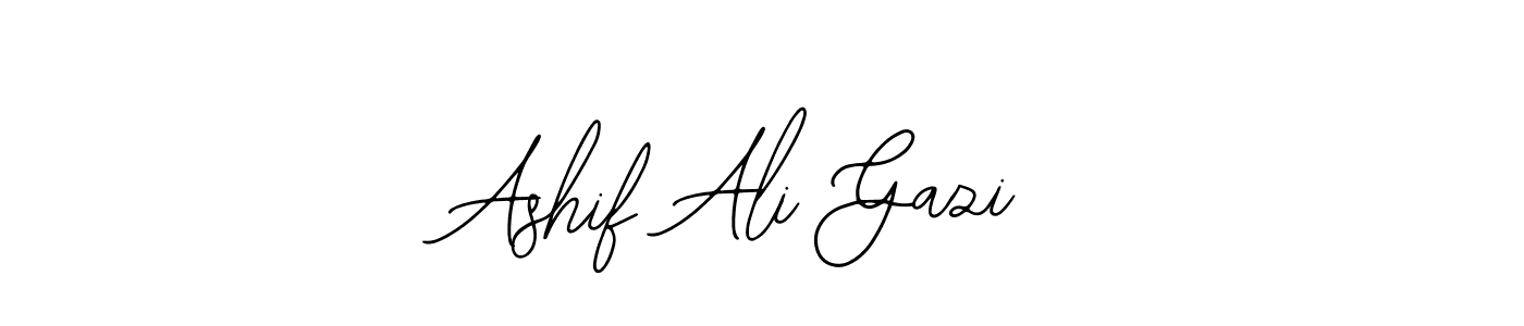 You should practise on your own different ways (Bearetta-2O07w) to write your name (Ashif Ali Gazi) in signature. don't let someone else do it for you. Ashif Ali Gazi signature style 12 images and pictures png