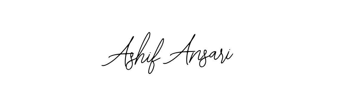 You should practise on your own different ways (Bearetta-2O07w) to write your name (Ashif Ansari) in signature. don't let someone else do it for you. Ashif Ansari signature style 12 images and pictures png