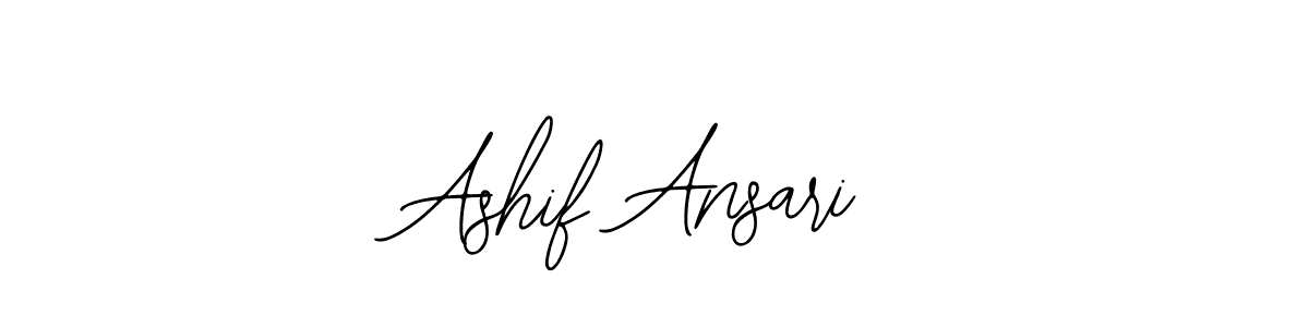 You should practise on your own different ways (Bearetta-2O07w) to write your name (Ashif Ansari) in signature. don't let someone else do it for you. Ashif Ansari signature style 12 images and pictures png