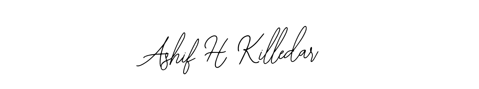 You can use this online signature creator to create a handwritten signature for the name Ashif H Killedar. This is the best online autograph maker. Ashif H Killedar signature style 12 images and pictures png