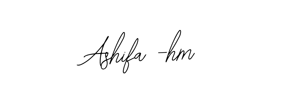 The best way (Bearetta-2O07w) to make a short signature is to pick only two or three words in your name. The name Ashifa -hm include a total of six letters. For converting this name. Ashifa -hm signature style 12 images and pictures png