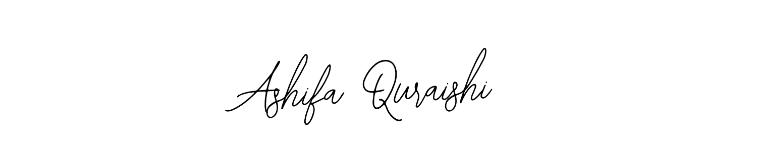 The best way (Bearetta-2O07w) to make a short signature is to pick only two or three words in your name. The name Ashifa Quraishi include a total of six letters. For converting this name. Ashifa Quraishi signature style 12 images and pictures png