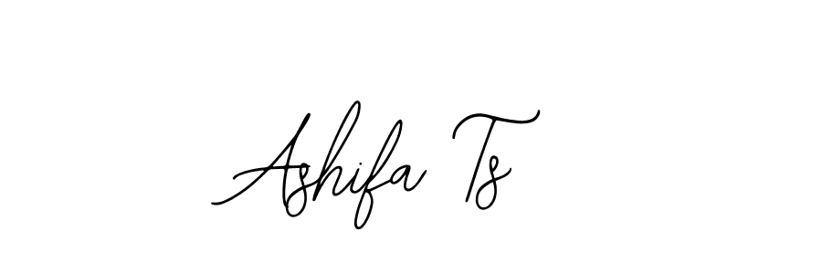 Similarly Bearetta-2O07w is the best handwritten signature design. Signature creator online .You can use it as an online autograph creator for name Ashifa Ts. Ashifa Ts signature style 12 images and pictures png