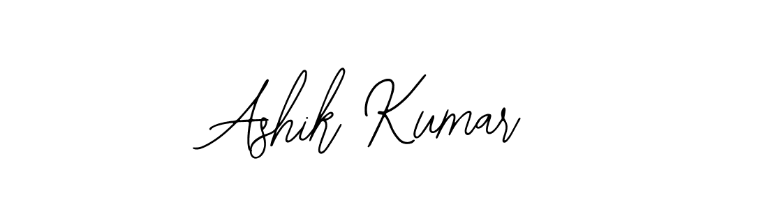 How to make Ashik Kumar name signature. Use Bearetta-2O07w style for creating short signs online. This is the latest handwritten sign. Ashik Kumar signature style 12 images and pictures png