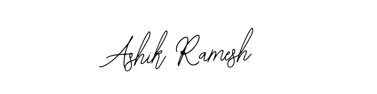 Design your own signature with our free online signature maker. With this signature software, you can create a handwritten (Bearetta-2O07w) signature for name Ashik Ramesh. Ashik Ramesh signature style 12 images and pictures png