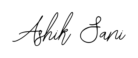 Enhance your business communications with Ashik Sani signature in Bearetta-2O07w lettering. Clean, modern, and universally compatible. Ashik Sani signature style 12 images and pictures png