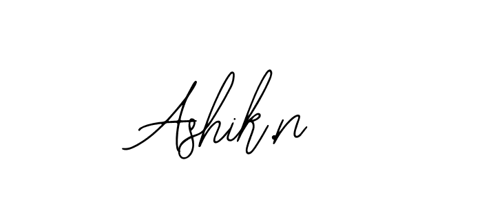 Also we have Ashik.n name is the best signature style. Create professional handwritten signature collection using Bearetta-2O07w autograph style. Ashik.n signature style 12 images and pictures png