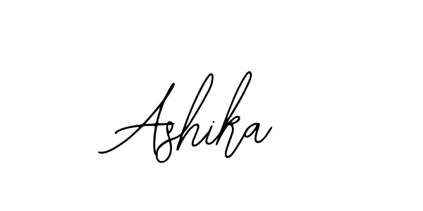 How to make Ashika name signature. Use Bearetta-2O07w style for creating short signs online. This is the latest handwritten sign. Ashika signature style 12 images and pictures png