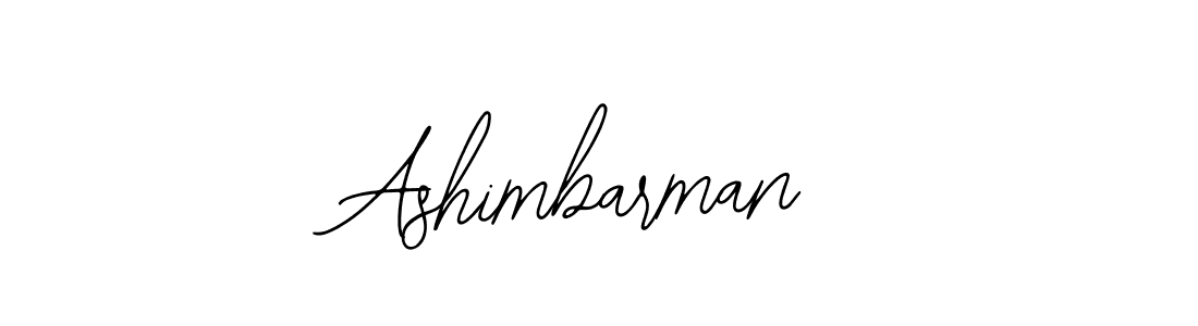 Design your own signature with our free online signature maker. With this signature software, you can create a handwritten (Bearetta-2O07w) signature for name Ashimbarman. Ashimbarman signature style 12 images and pictures png