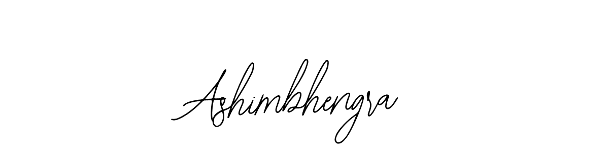 How to make Ashimbhengra name signature. Use Bearetta-2O07w style for creating short signs online. This is the latest handwritten sign. Ashimbhengra signature style 12 images and pictures png