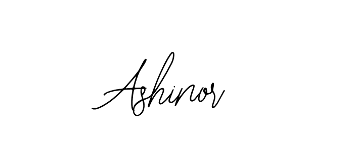 How to make Ashinor signature? Bearetta-2O07w is a professional autograph style. Create handwritten signature for Ashinor name. Ashinor signature style 12 images and pictures png