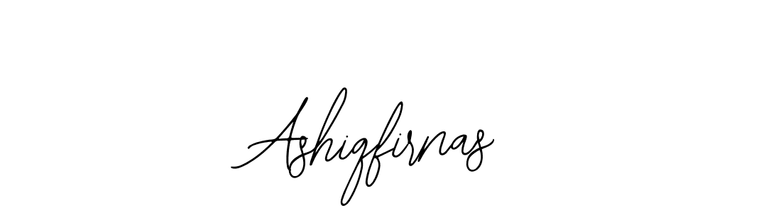 How to make Ashiqfirnas name signature. Use Bearetta-2O07w style for creating short signs online. This is the latest handwritten sign. Ashiqfirnas signature style 12 images and pictures png