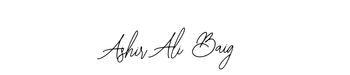 Make a beautiful signature design for name Ashir Ali Baig. With this signature (Bearetta-2O07w) style, you can create a handwritten signature for free. Ashir Ali Baig signature style 12 images and pictures png