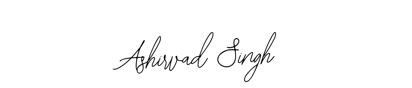 How to make Ashirvad Singh name signature. Use Bearetta-2O07w style for creating short signs online. This is the latest handwritten sign. Ashirvad Singh signature style 12 images and pictures png