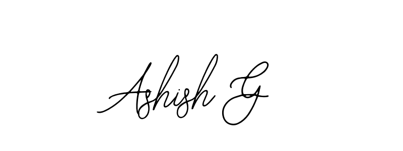 Ashish G stylish signature style. Best Handwritten Sign (Bearetta-2O07w) for my name. Handwritten Signature Collection Ideas for my name Ashish G. Ashish G signature style 12 images and pictures png