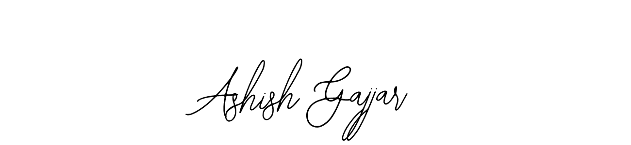 How to Draw Ashish Gajjar signature style? Bearetta-2O07w is a latest design signature styles for name Ashish Gajjar. Ashish Gajjar signature style 12 images and pictures png