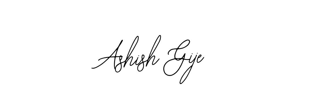 How to Draw Ashish Gije signature style? Bearetta-2O07w is a latest design signature styles for name Ashish Gije. Ashish Gije signature style 12 images and pictures png