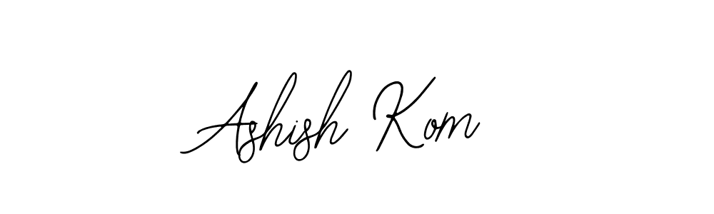 Ashish Kom stylish signature style. Best Handwritten Sign (Bearetta-2O07w) for my name. Handwritten Signature Collection Ideas for my name Ashish Kom. Ashish Kom signature style 12 images and pictures png