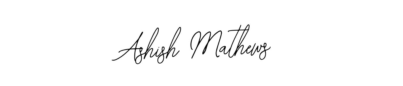 Make a beautiful signature design for name Ashish Mathews. With this signature (Bearetta-2O07w) style, you can create a handwritten signature for free. Ashish Mathews signature style 12 images and pictures png