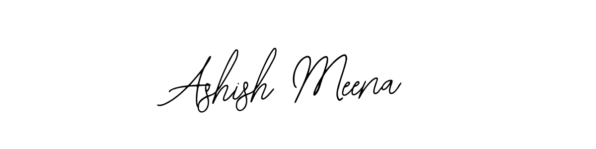 Design your own signature with our free online signature maker. With this signature software, you can create a handwritten (Bearetta-2O07w) signature for name Ashish Meena. Ashish Meena signature style 12 images and pictures png