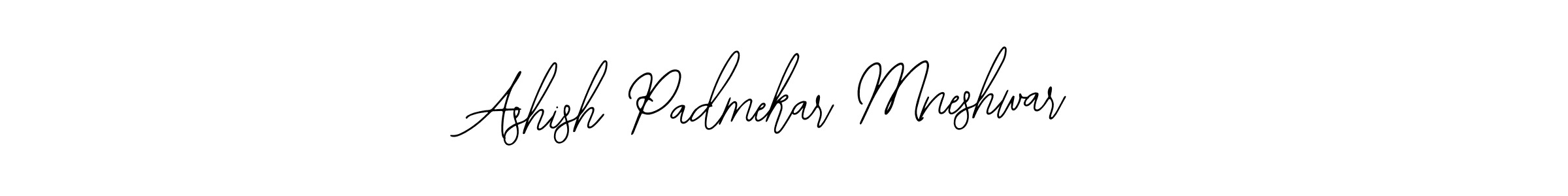 It looks lik you need a new signature style for name Ashish Padmekar Mneshwar. Design unique handwritten (Bearetta-2O07w) signature with our free signature maker in just a few clicks. Ashish Padmekar Mneshwar signature style 12 images and pictures png