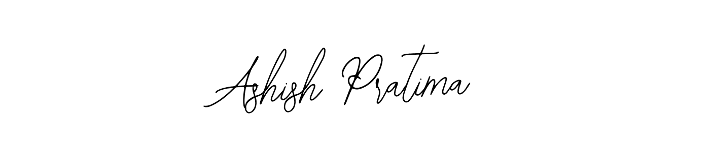 You should practise on your own different ways (Bearetta-2O07w) to write your name (Ashish Pratima) in signature. don't let someone else do it for you. Ashish Pratima signature style 12 images and pictures png
