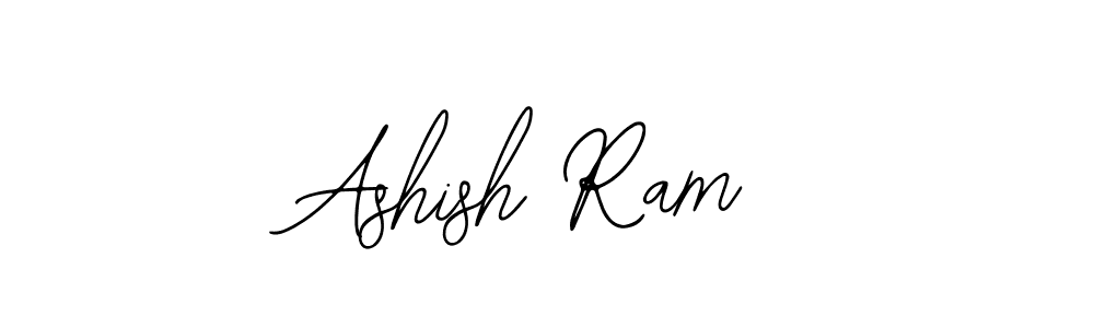 Use a signature maker to create a handwritten signature online. With this signature software, you can design (Bearetta-2O07w) your own signature for name Ashish Ram. Ashish Ram signature style 12 images and pictures png