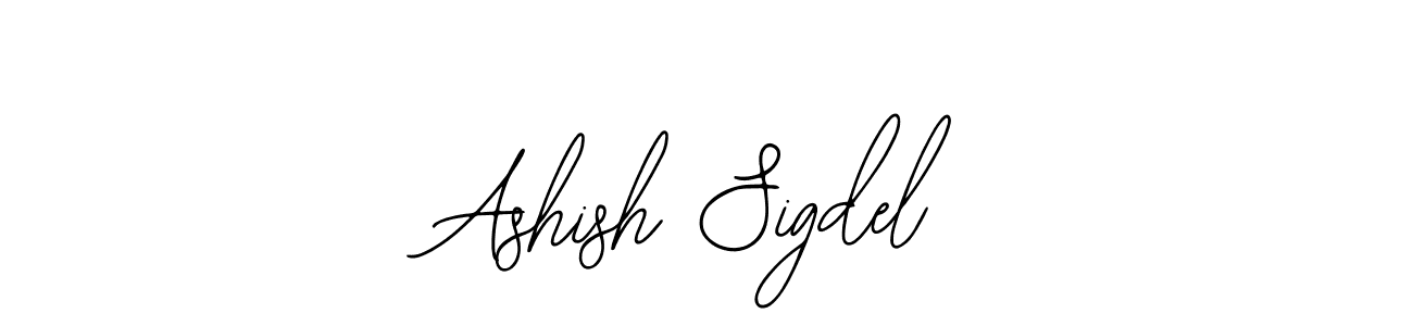 Make a beautiful signature design for name Ashish Sigdel. With this signature (Bearetta-2O07w) style, you can create a handwritten signature for free. Ashish Sigdel signature style 12 images and pictures png