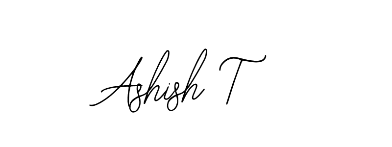 How to make Ashish T signature? Bearetta-2O07w is a professional autograph style. Create handwritten signature for Ashish T name. Ashish T signature style 12 images and pictures png