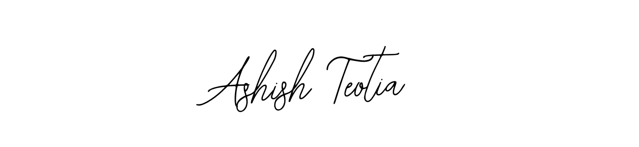 Design your own signature with our free online signature maker. With this signature software, you can create a handwritten (Bearetta-2O07w) signature for name Ashish Teotia. Ashish Teotia signature style 12 images and pictures png
