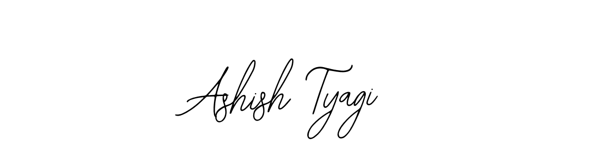 The best way (Bearetta-2O07w) to make a short signature is to pick only two or three words in your name. The name Ashish Tyagi include a total of six letters. For converting this name. Ashish Tyagi signature style 12 images and pictures png