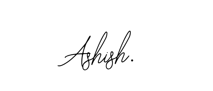 You should practise on your own different ways (Bearetta-2O07w) to write your name (Ashish.) in signature. don't let someone else do it for you. Ashish. signature style 12 images and pictures png