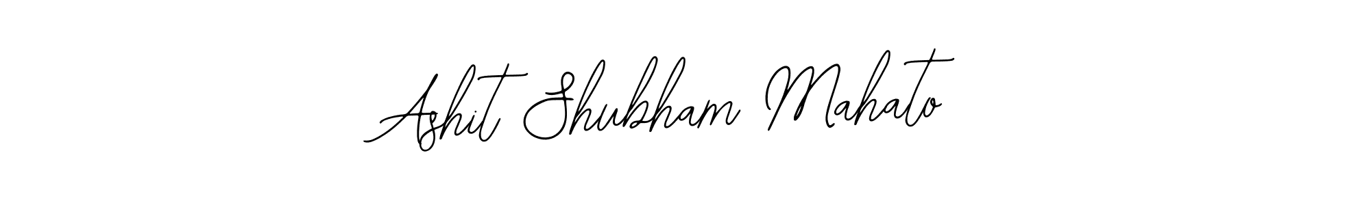 Design your own signature with our free online signature maker. With this signature software, you can create a handwritten (Bearetta-2O07w) signature for name Ashit Shubham Mahato. Ashit Shubham Mahato signature style 12 images and pictures png
