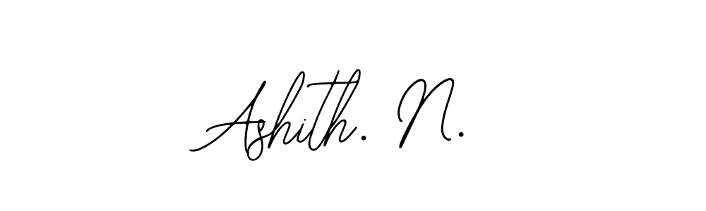 Make a beautiful signature design for name Ashith. N.. Use this online signature maker to create a handwritten signature for free. Ashith. N. signature style 12 images and pictures png