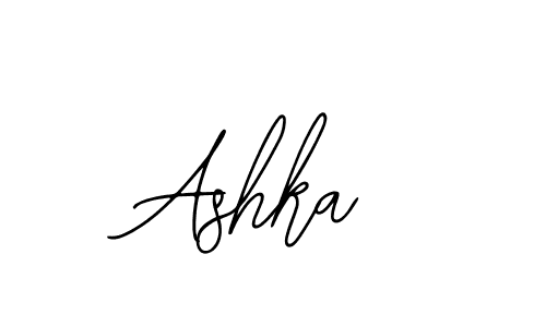 Design your own signature with our free online signature maker. With this signature software, you can create a handwritten (Bearetta-2O07w) signature for name Ashka. Ashka signature style 12 images and pictures png