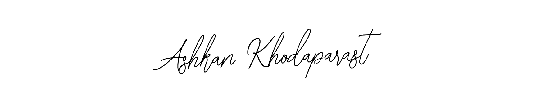 Bearetta-2O07w is a professional signature style that is perfect for those who want to add a touch of class to their signature. It is also a great choice for those who want to make their signature more unique. Get Ashkan Khodaparast name to fancy signature for free. Ashkan Khodaparast signature style 12 images and pictures png