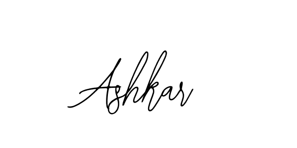 Use a signature maker to create a handwritten signature online. With this signature software, you can design (Bearetta-2O07w) your own signature for name Ashkar. Ashkar signature style 12 images and pictures png