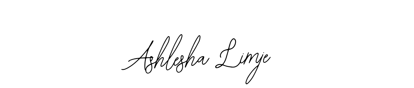 Bearetta-2O07w is a professional signature style that is perfect for those who want to add a touch of class to their signature. It is also a great choice for those who want to make their signature more unique. Get Ashlesha Limje name to fancy signature for free. Ashlesha Limje signature style 12 images and pictures png
