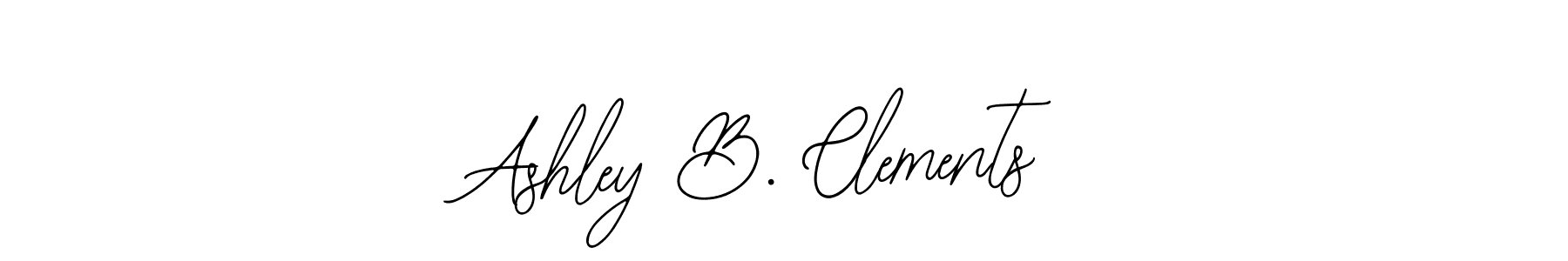 How to make Ashley B. Clements name signature. Use Bearetta-2O07w style for creating short signs online. This is the latest handwritten sign. Ashley B. Clements signature style 12 images and pictures png