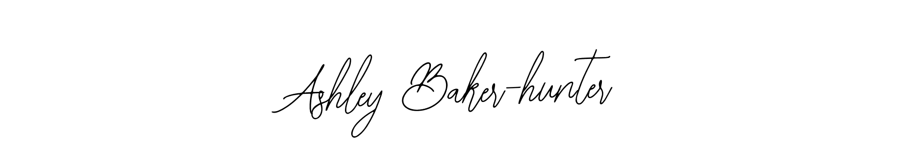 Bearetta-2O07w is a professional signature style that is perfect for those who want to add a touch of class to their signature. It is also a great choice for those who want to make their signature more unique. Get Ashley Baker-hunter name to fancy signature for free. Ashley Baker-hunter signature style 12 images and pictures png