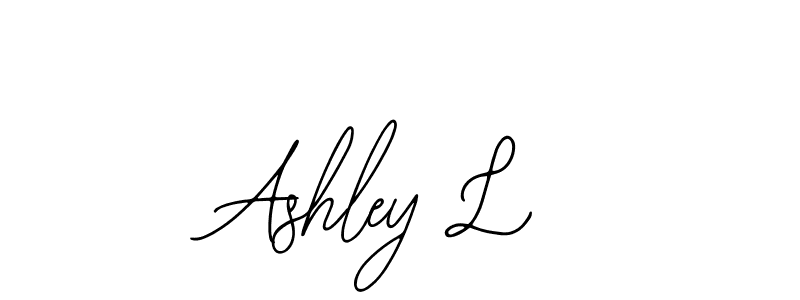 You should practise on your own different ways (Bearetta-2O07w) to write your name (Ashley L) in signature. don't let someone else do it for you. Ashley L signature style 12 images and pictures png