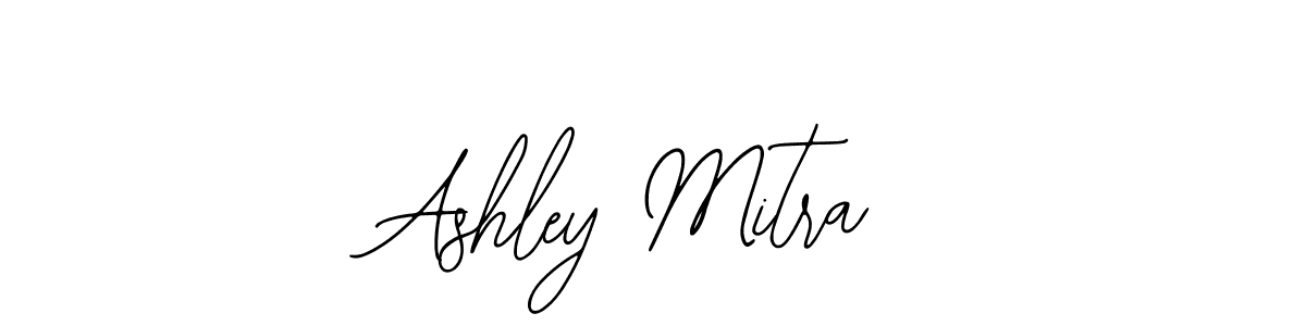 You should practise on your own different ways (Bearetta-2O07w) to write your name (Ashley Mitra) in signature. don't let someone else do it for you. Ashley Mitra signature style 12 images and pictures png