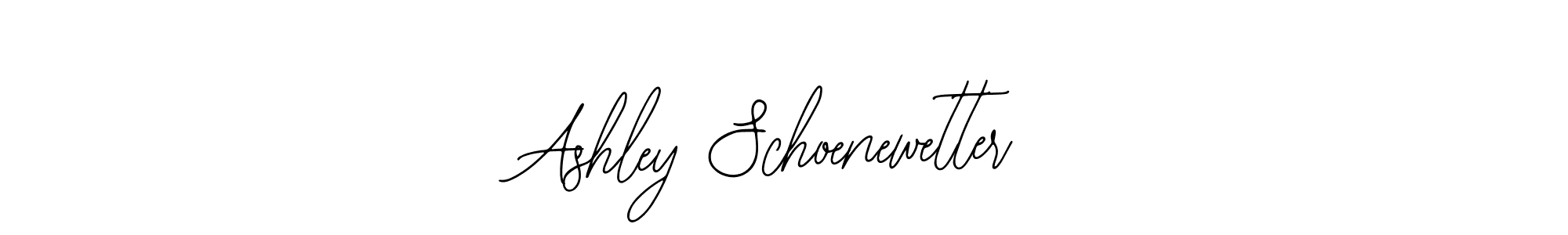 Ashley Schoenewetter stylish signature style. Best Handwritten Sign (Bearetta-2O07w) for my name. Handwritten Signature Collection Ideas for my name Ashley Schoenewetter. Ashley Schoenewetter signature style 12 images and pictures png