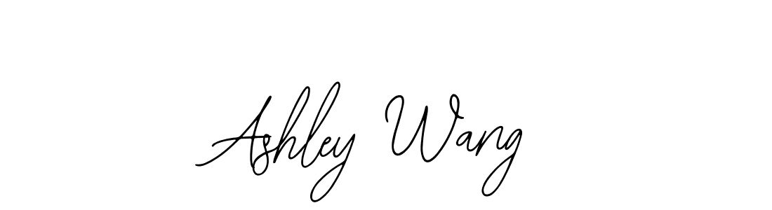 Ashley Wang stylish signature style. Best Handwritten Sign (Bearetta-2O07w) for my name. Handwritten Signature Collection Ideas for my name Ashley Wang. Ashley Wang signature style 12 images and pictures png