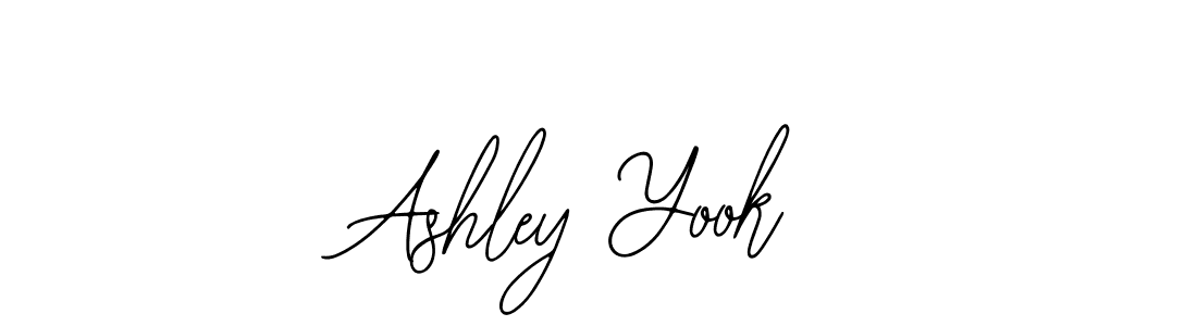 How to make Ashley Yook name signature. Use Bearetta-2O07w style for creating short signs online. This is the latest handwritten sign. Ashley Yook signature style 12 images and pictures png