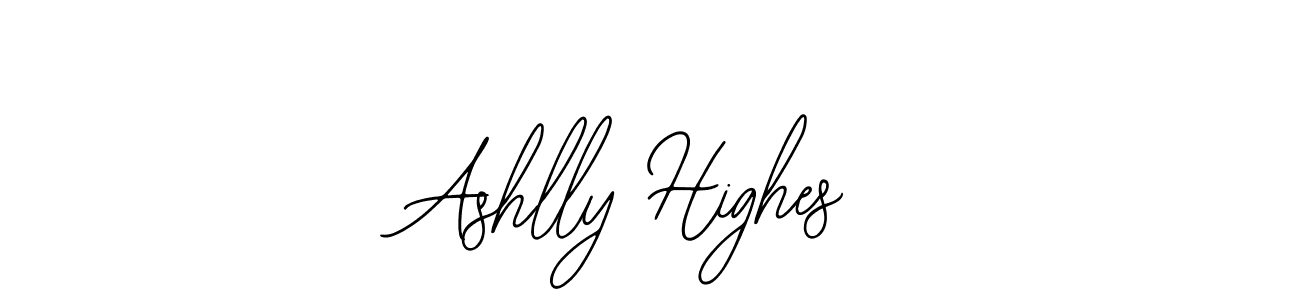Bearetta-2O07w is a professional signature style that is perfect for those who want to add a touch of class to their signature. It is also a great choice for those who want to make their signature more unique. Get Ashlly Highes name to fancy signature for free. Ashlly Highes signature style 12 images and pictures png