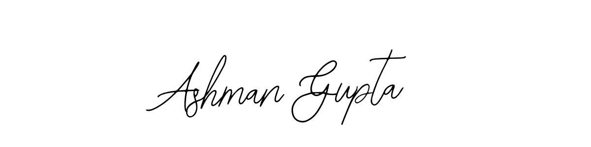 Ashman Gupta stylish signature style. Best Handwritten Sign (Bearetta-2O07w) for my name. Handwritten Signature Collection Ideas for my name Ashman Gupta. Ashman Gupta signature style 12 images and pictures png