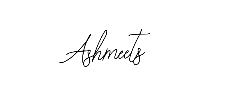 How to make Ashmeets name signature. Use Bearetta-2O07w style for creating short signs online. This is the latest handwritten sign. Ashmeets signature style 12 images and pictures png