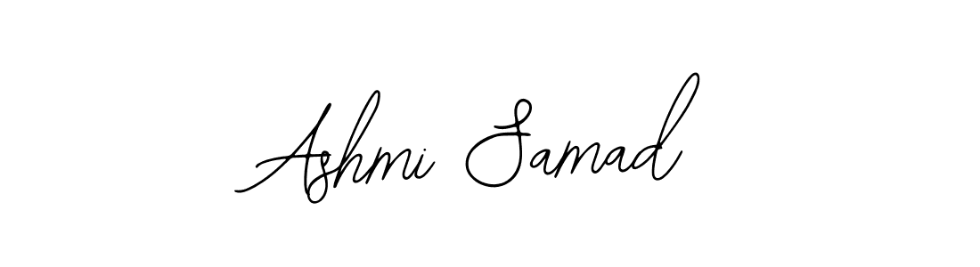Design your own signature with our free online signature maker. With this signature software, you can create a handwritten (Bearetta-2O07w) signature for name Ashmi Samad. Ashmi Samad signature style 12 images and pictures png